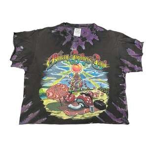 1990s Allman Brothers Band Tie-Dye Cropped Band T-Shirt 1998 Made In USA